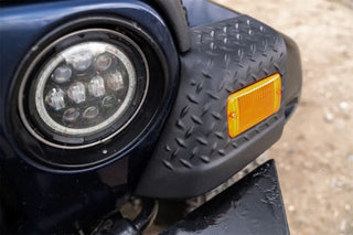 Bushwacker Trail Armor Front Corners: Fits Most Jeep Wrangler Models (1997-2006) - Black