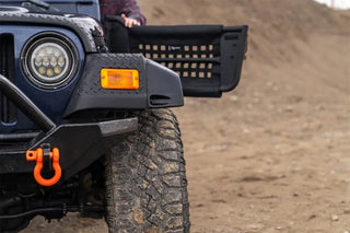 Bushwacker Trail Armor Front Corners: Fits Most Jeep Wrangler Models (1997-2006) - Black