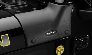 Bushwacker Trail Armor Cowl Guard: Fits Most Jeep Wrangler / Gladiator Models (2018-2024) - Black