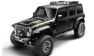 Bushwacker Trail Armor Cowl Guard: Fits Most Jeep Wrangler / Gladiator Models (2018-2024) - Black
