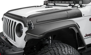 Bushwacker Trail Armor Hood Armor 3-Piece Set: Jeep Wrangler / Gladiator (18-24) - Textured Black