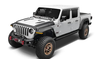 Bushwacker Trail Armor Hood Armor 3-Piece Set: Jeep Wrangler / Gladiator (18-24) - Textured Black