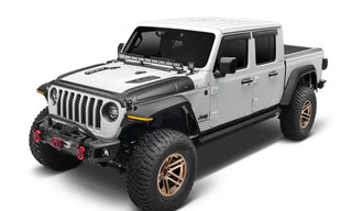Bushwacker Trail Armor Hood Armor 3-Piece Set: Jeep Wrangler / Gladiator (18-24) - Textured Black