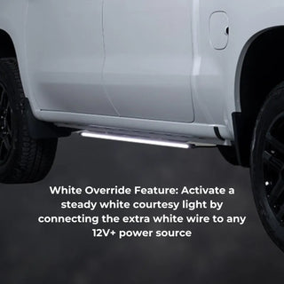 Putco Blade Rocker Kits Sideliners: Dodge Durango 2011-2022 w/ White Override