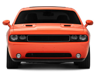Raxiom Dual LED Halo Projector Headlights Black Housing (Clear Lens): Dodge Challenger 2008-2014
