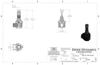 Diode Dynamics White SL2 LED Bulbs: Fits Chrysler / Dodge / Ram / Viper (01-24)