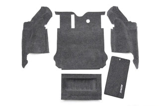 BedRug 5pc Rear Cargo Kit w/ Tailgate and Tub Liner: Jeep Wrangler 2007-2010