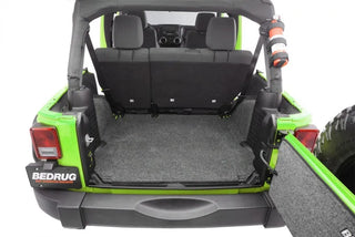 BedRug 5pc Rear Cargo Kit: Jeep Wrangler JK (2011-18) w/ Tailgate and Tub Liner