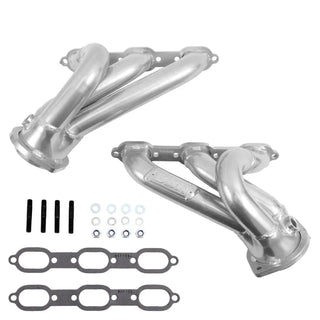 BBK 1-5/8" Shorty Headers Silver Ceramic (FRONT): Dodge Challenger / Charger / 300 2006-2010 3.5L