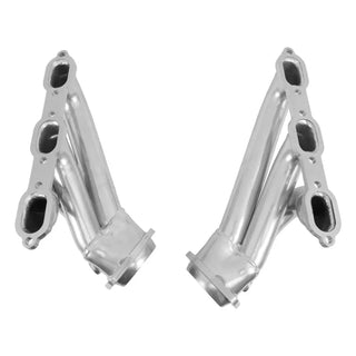 BBK 1-5/8" Shorty Headers Silver Ceramic (FRONT): Dodge Challenger / Charger / 300 2006-2010 3.5L