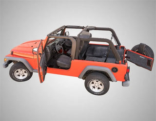 BedRug Rear 4pc Cargo Kit w/ Tailgate and Tub Liner: Jeep Wrangler LJ Unlimited 2004-2006