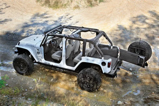 BedRug BedTred Cargo Kit (REAR): Jeep Wrangler Unlimited 2007-2010 w/ Tailgate and Tub Liner