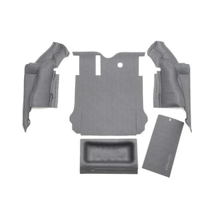 BedRug 5-Piece BedTred Cargo Kit (REAR): Jeep Wrangler JK (2011-2018) w/ Tailgate and Tub Liner