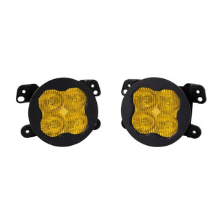 Diode Dynamics SS3 Sport Type M Kit Yellow SAE Fog (F&R): Fits Chrysler / Dodge / Jeep (05-24)