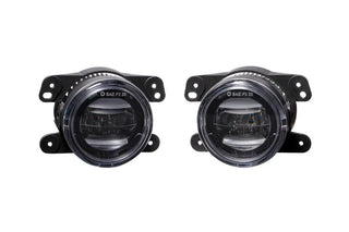 Diode Dynamics Elite Series Type M Yellow Fog Lamps (PAIR): Fits Chrysler / Dodge / Jeep (05-24)