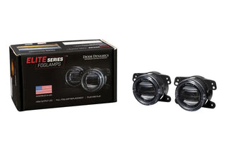 Diode Dynamics Elite Series Type M White Fog Lamps (PAIR): Fits Chrysler / Dodge / Jeep (05-24)