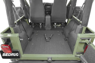 BedRug Rear 4pc BedTred Cargo Kit: Jeep Wrangler 1997-2006 w/ Tailgate