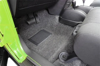 BedRug Front 2 Pc Floor Kit: Jeep Wrangler (18-24) w/ Heat Shields