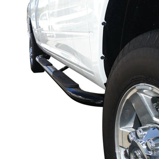 Westin Black 4 Oval Nerf Step Bars: Dodge Ram 2500 (2010) / Ram 2500 / Ram 3500 2011-2024