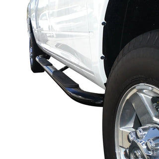 Westin Black 4 Oval Nerf Step Bars: Dodge Ram 2500 (2010) / Ram 2500 / Ram 3500 2011-2024