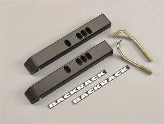 BackRack Low Profile 1in Riser Tonneau Cover Adaptors: Dodge Ram (02-18) w/ Extended SPBs