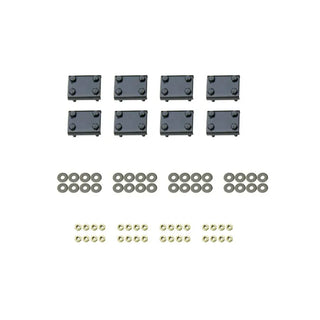 Westin Black Nerf Step Bar Mount Kit: Fits Ram 1500 / 2500 / 3500 Quad & Crew Cab (03-24)