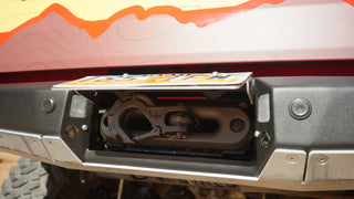 Artec Industries High Clearance Rear Bumper w/ Fairlead Bracket: Jeep Gladiator / Wrangler - Black