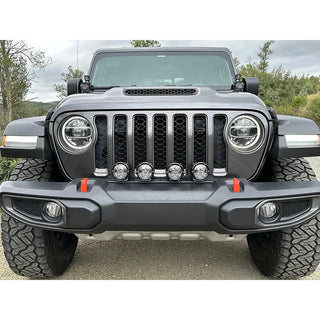 Artec Industries Front Bumper Light Bridge Mount: Jeep Wrangler (18-25)