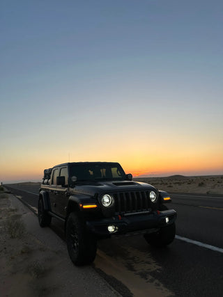 Artec Industries A-Pillar Single Surface Light Mount: Jeep Gladiator / Wrangler - Mojave