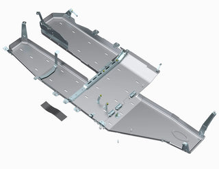 Artec Industries Bellypan Skid w/ Power Pack and Exhaust Skids: Jeep Wrangler