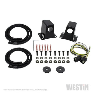 Westin Black Sensor Relocator (FRONT): Fits Dodge / Ram / Durango (09-24)