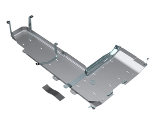 Artec Industries T-Case and Fuel Skid Kit: Jeep Gladiator / Jeep Wrangler 2020-2025 - Aluminum