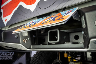 Artec Industries High Clearance Rear Bumper Modular 2 In Receiver: Jeep Gladiator / Wrangler - Black