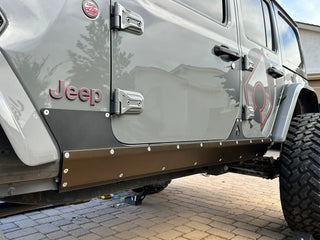 Artec Industries Steel and Aluminum Rocker Armor: Jeep Wrangler (18-25)