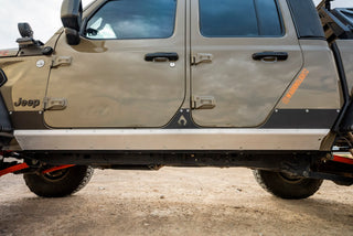 Artec Industries Steel and Aluminum Rocker Armor: Jeep Gladiator / Wrangler