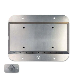 Artec Industries Spare Tire Delete Kit: Jeep Wrangler 2007-2018 - Bare Aluminum