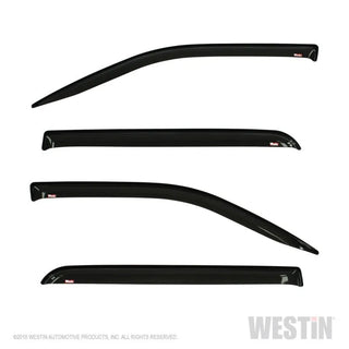 Westin Wade Slim Wind Deflector 4pc: Ram 1500 2019-2025 w/ Smoke