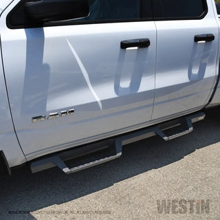 Westin Textured Black Drop Nerf Step Bars: Ram 1500 (2019-2025)