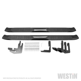 Westin Black PRO TRAXX 5 Oval Nerf Step Bars: Ram 1500 2019-2025