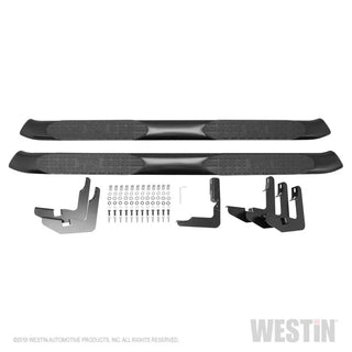 Westin Black PRO TRAXX 5 Oval Nerf Step Bars: Ram 1500 2019-2025