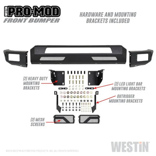 Westin Pro-Mod Front Bumper: Ram 1500 2019-2024