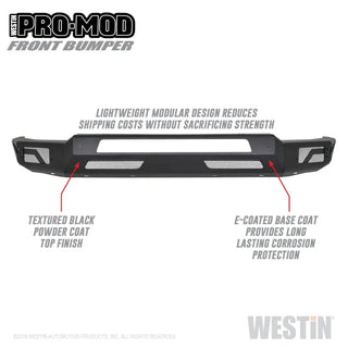 Westin Pro-Mod Front Bumper: Ram 1500 2019-2024