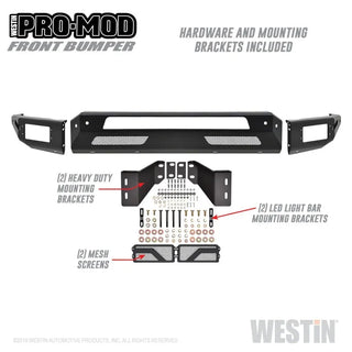 Westin Pro-Mod Front Bumper: Dodge Ram 2500 (2010) / Ram 3500 (2010-2019)