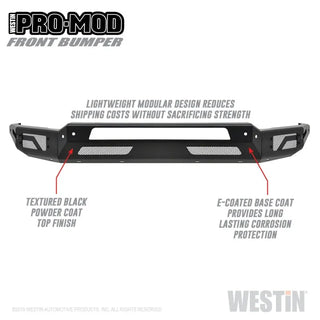 Westin Pro-Mod Front Bumper: Dodge Ram 2500 (2010) / Ram 3500 (2010-2019)
