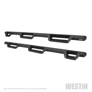 Westin Drop Wheel to Wheel Nerf Step Bars: Dodge Ram 1500 / Classic (09-24) w/ Txt Black