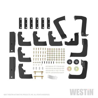 Westin Drop Wheel to Wheel Nerf Step Bars: Dodge Ram 1500 / Classic (09-24) w/ Txt Black