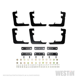 Westin Black Running Board Mount Kit: Ram 1500 2019-2025