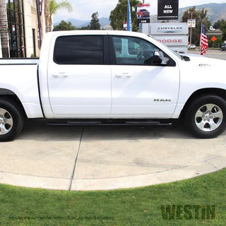 Westin Black PRO TRAXX 4 Oval Nerf Step Bars: Ram 1500 2019-2025
