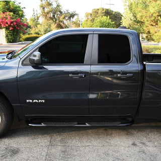 Westin Black 4 Oval Nerf Step Bars: Ram 1500 2019-2025