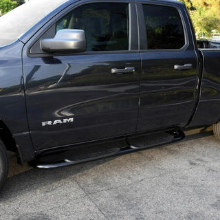 Westin Black 4 Oval Nerf Step Bars: Ram 1500 2019-2025